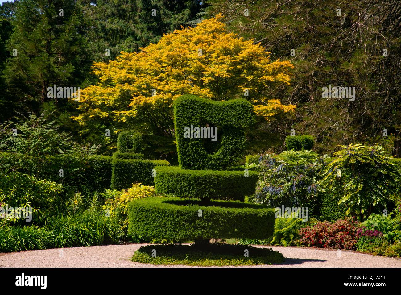 Mount Stewart House and Gardens, Grayabbatiale, Strangford Lough, County Down, Irlande du Nord Banque D'Images