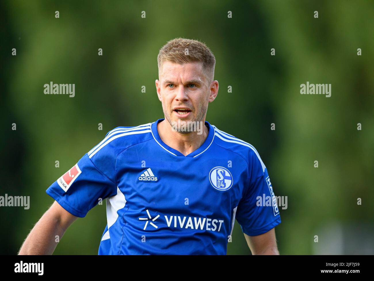 Simon TERODDE (GE) football test match VfB Huels - FC Schalke 04 (GE) 0:14, on 29 juin 2022 à Marl/Allemagne. #DFL les règlements interdisent toute utilisation de photographies comme séquences d'images et/ou quasi-vidéo # Â Banque D'Images