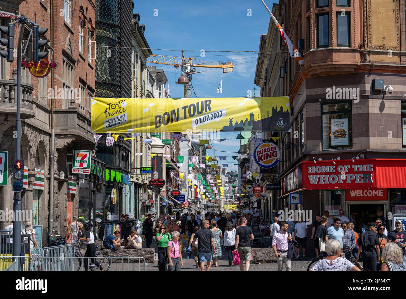 Tour de France 2022 à Copenhague Banque D'Images