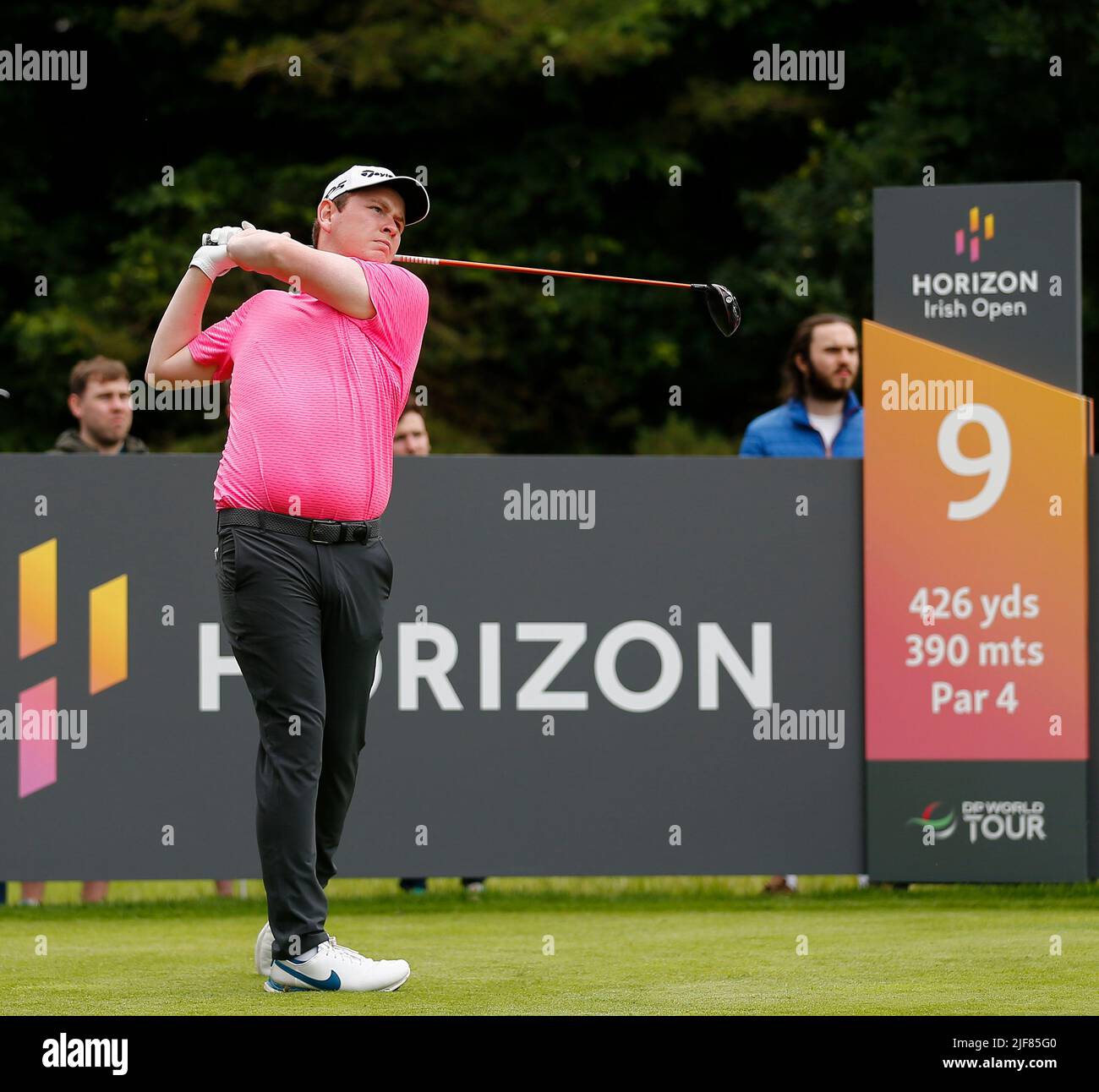 30th juin 2022, Mount Juliet Golf & amp; Spa Hotel, Thomastown, County Kilkenny, République d'Irlande: Horizon Irish Open Golf; Robert Macintyre of Scotland est sur le 9th trous Banque D'Images