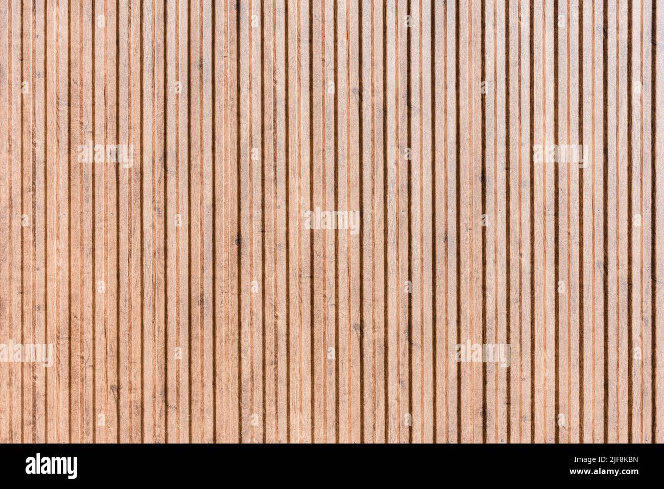 Arrière-plan de clôture en métal ondulé brun. Banque D'Images
