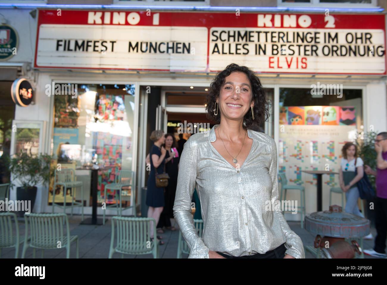 Directrice Emily Atef vue avant la projection de son film MEHR DENN je beim 39. Filmfest München im RIO Kino am 25,6. 2022 Banque D'Images