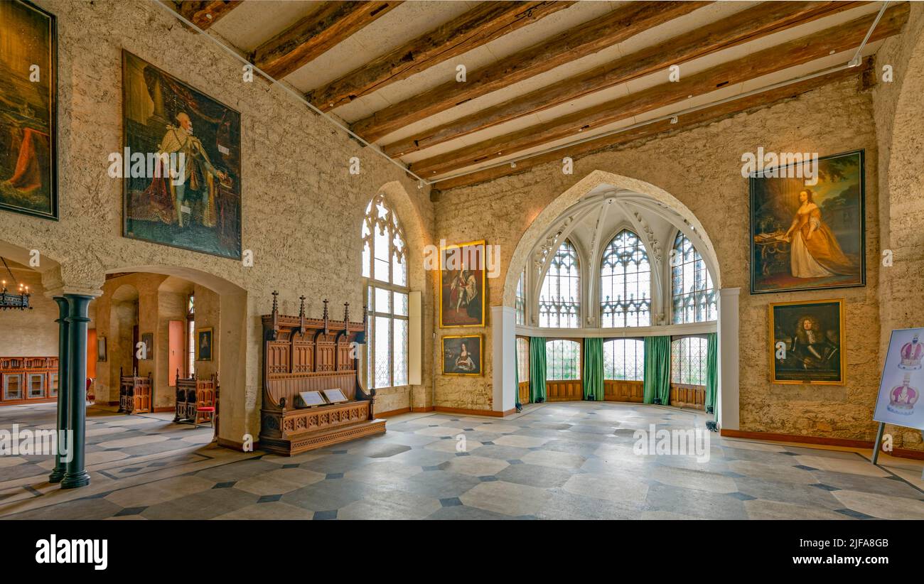 Château de Marienburg, intérieur, Pattensen, Basse-Saxe, Allemagne Banque D'Images