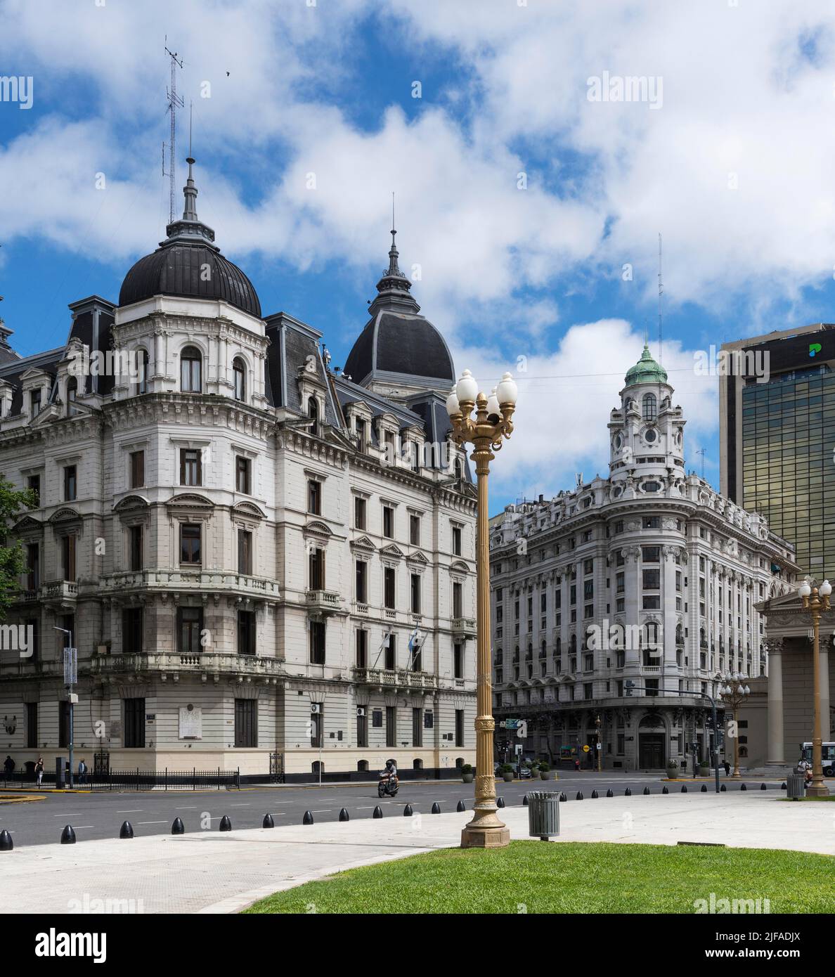 Architecture historique, place Mayo, Buenos Aires, Argentine Banque D'Images
