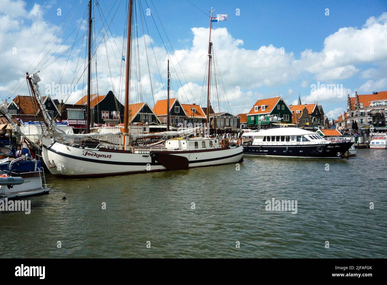 Volendam, ville hollandaise sur le lac Markermeer, au nord-est d'Amsterdam, pays-Bas Banque D'Images