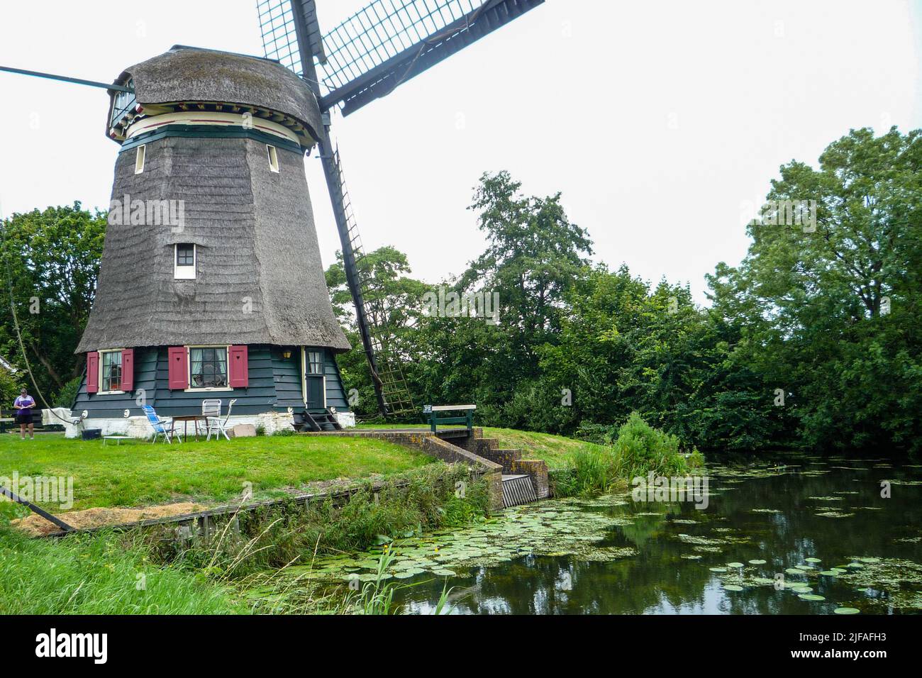 Volendam, ville hollandaise sur le lac Markermeer, au nord-est d'Amsterdam, pays-Bas Banque D'Images