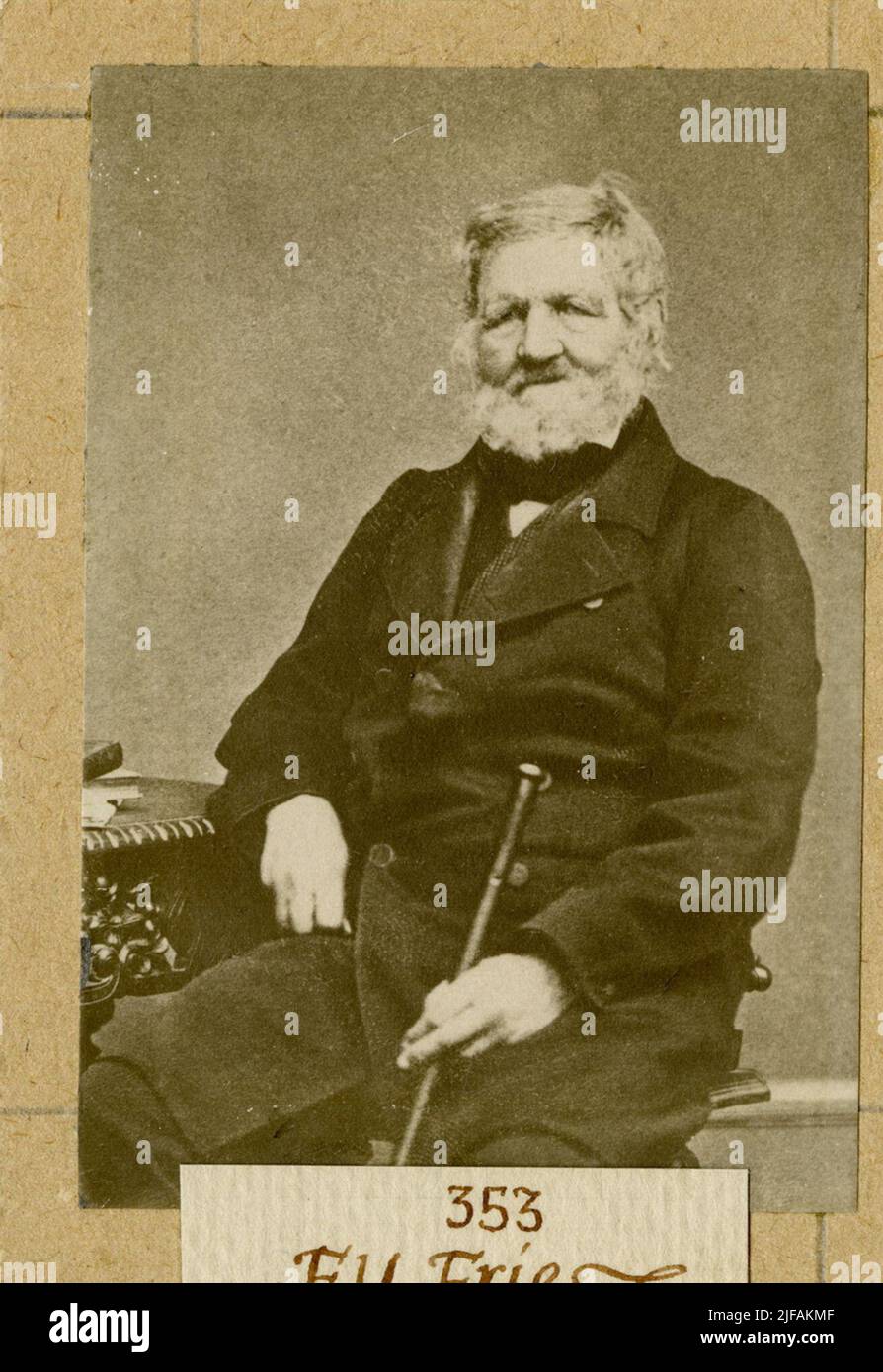 Portrait de F.U. Frites. Banque D'Images