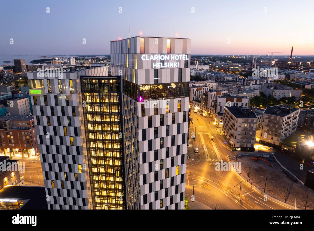 Hôtel Clarion à Helsinki, Finlande Banque D'Images