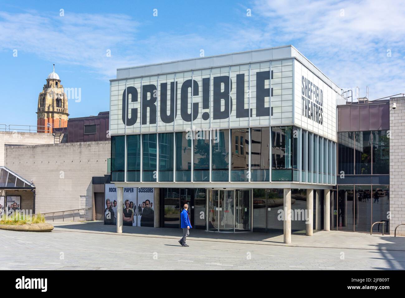 Crucible Theatre, Norfolk Street, Sheffield, South Yorkshire, Angleterre, Royaume-Uni Banque D'Images