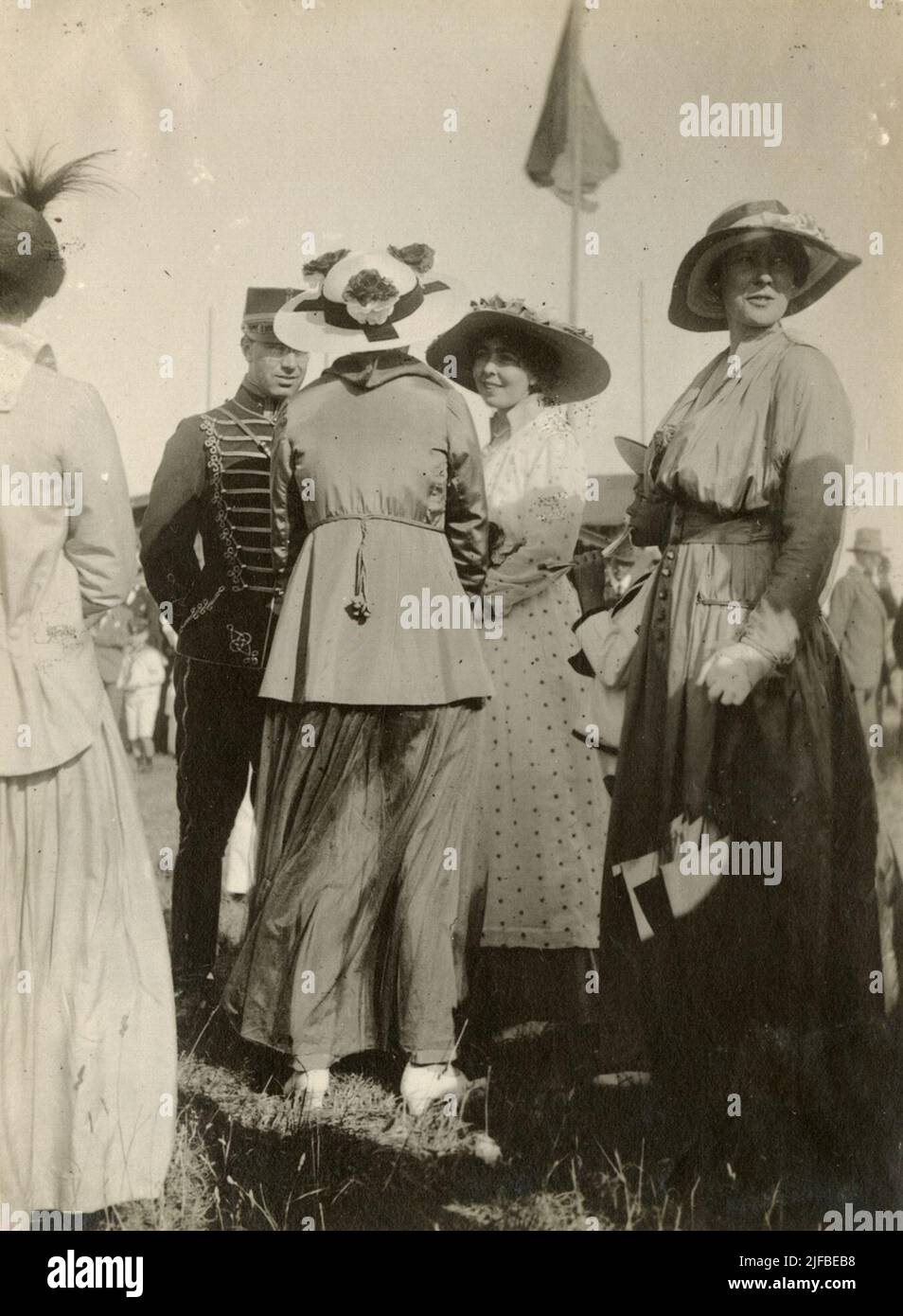 Le prince héritier Gustav Adolf et la princesse couronne Margareta. Banque D'Images