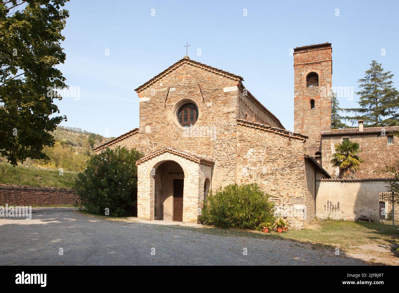 Pieve di San Giovanni in Ottavo o Pieve del Tho, Brisighella, Italie Banque D'Images