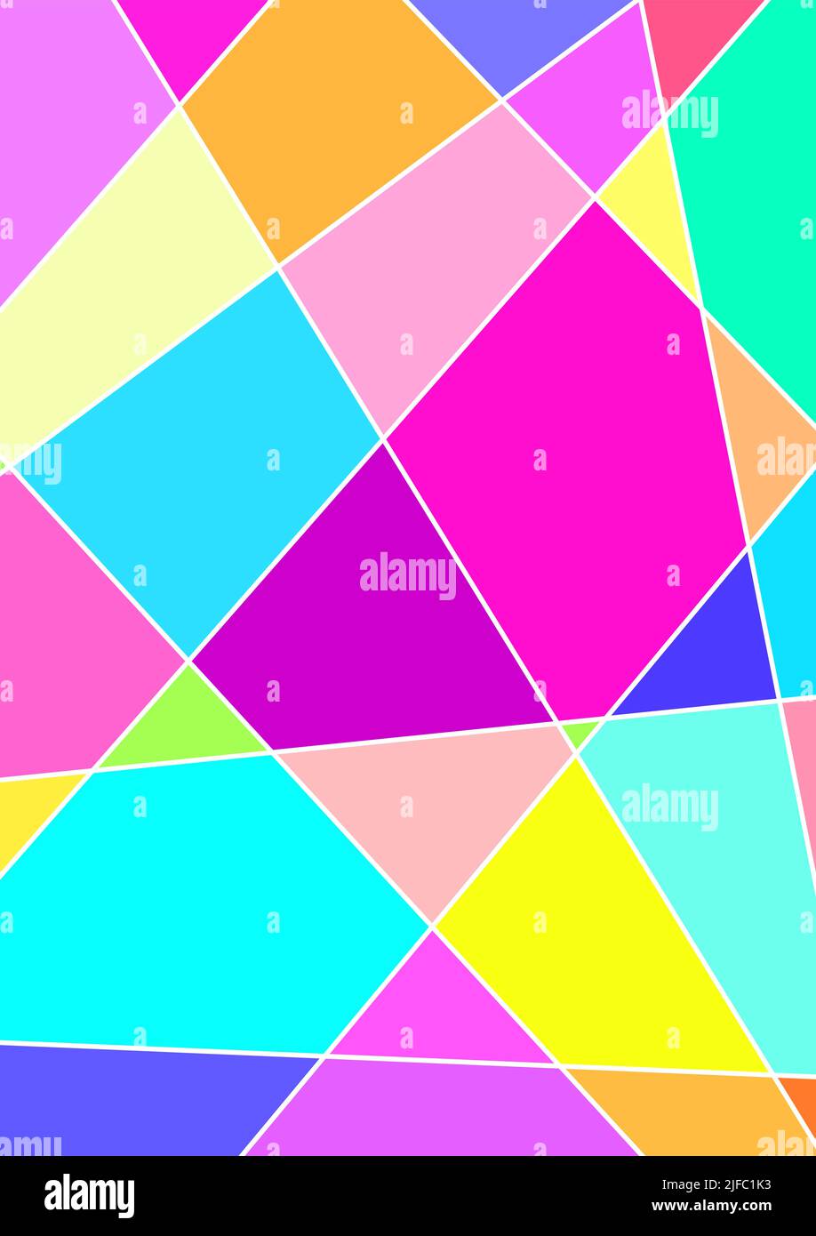 Résumé arrière-plan texture triangle multicolore polygone toile de fond graphique design présentation motif illustration vectorielle Illustration de Vecteur
