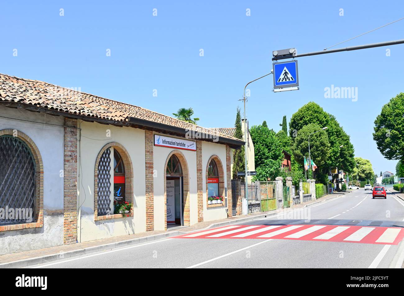 Aquileia, Italie. 19 juin 2022. Office de tourisme à Aquileia Banque D'Images