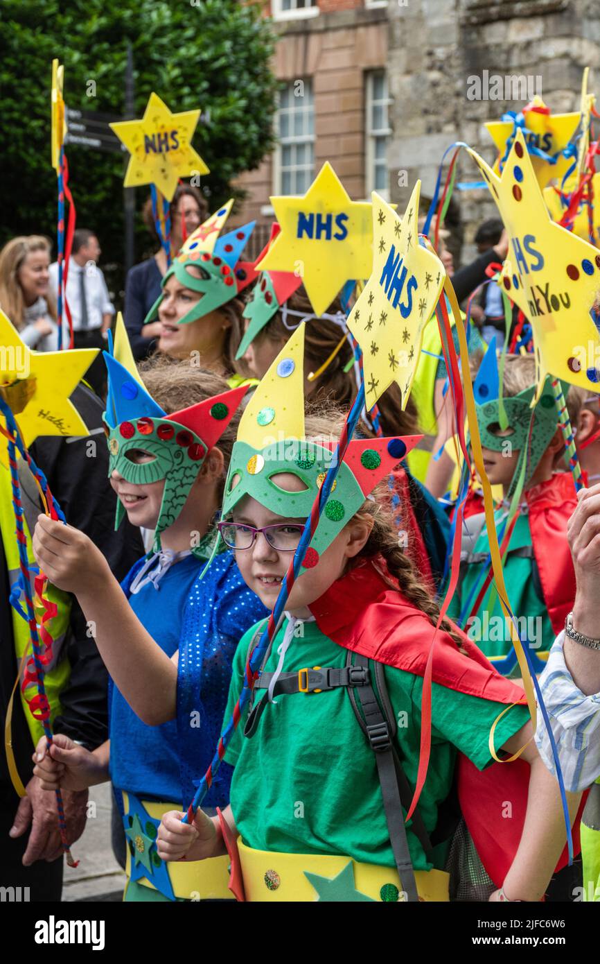 Winchester Hat Fair, 1st juillet 2022. La foire annuelle du chapeau a