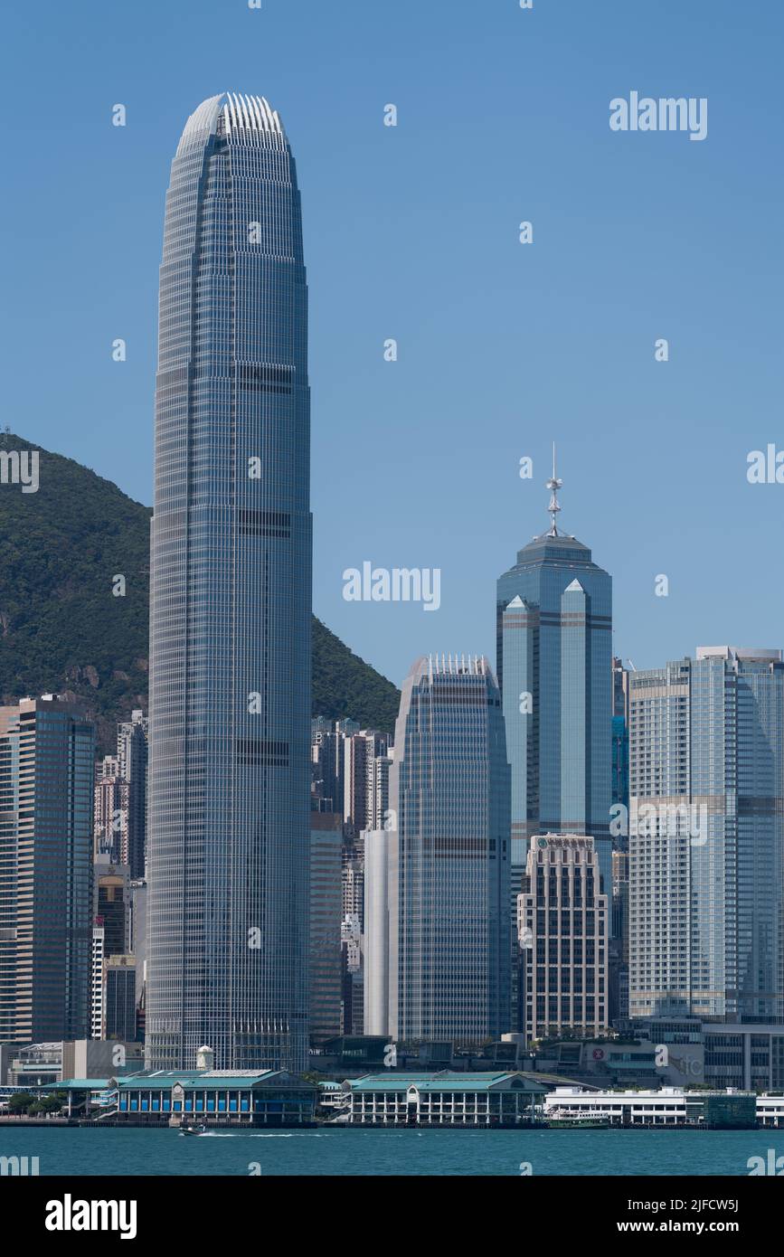 Tour IFC, Central, Hong Kong Banque D'Images