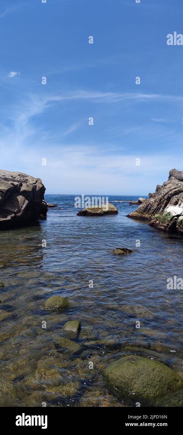 Nanya Strange Rocks, New Taipei City - 27 juillet 2022 : les rochers étranges et les rochers s'étendant sur des centaines de mètres, peut être dit être Bamboo Shoot Rock, Ice Banque D'Images