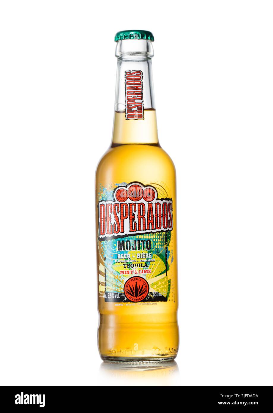 Desperados ORIGINAL Bière aromatisée à un spiritueux à base d'agave 5.9° 12  x 33 cl verre perdu