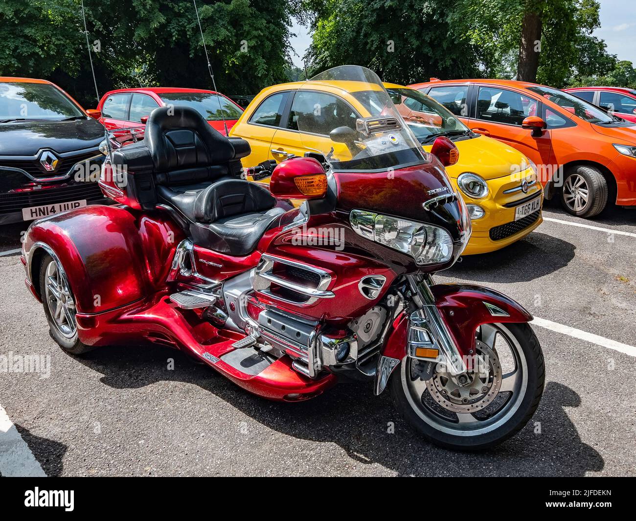 Honda Trike - moto 3 roues. Banque D'Images