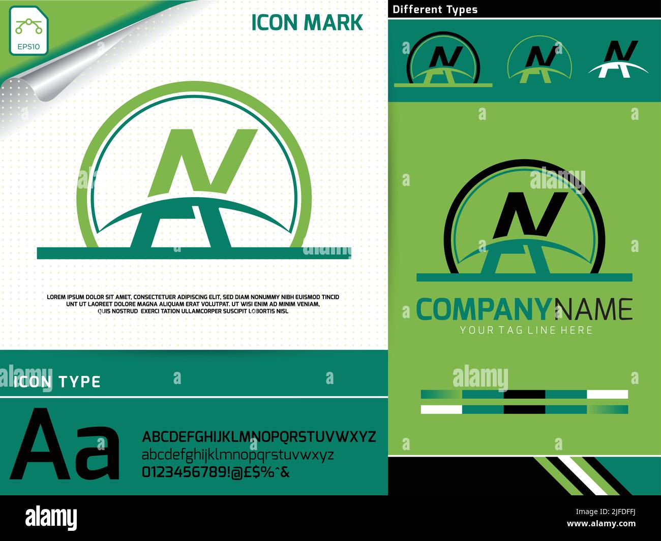 Logo Letter ay Premium Vector Illustration de Vecteur