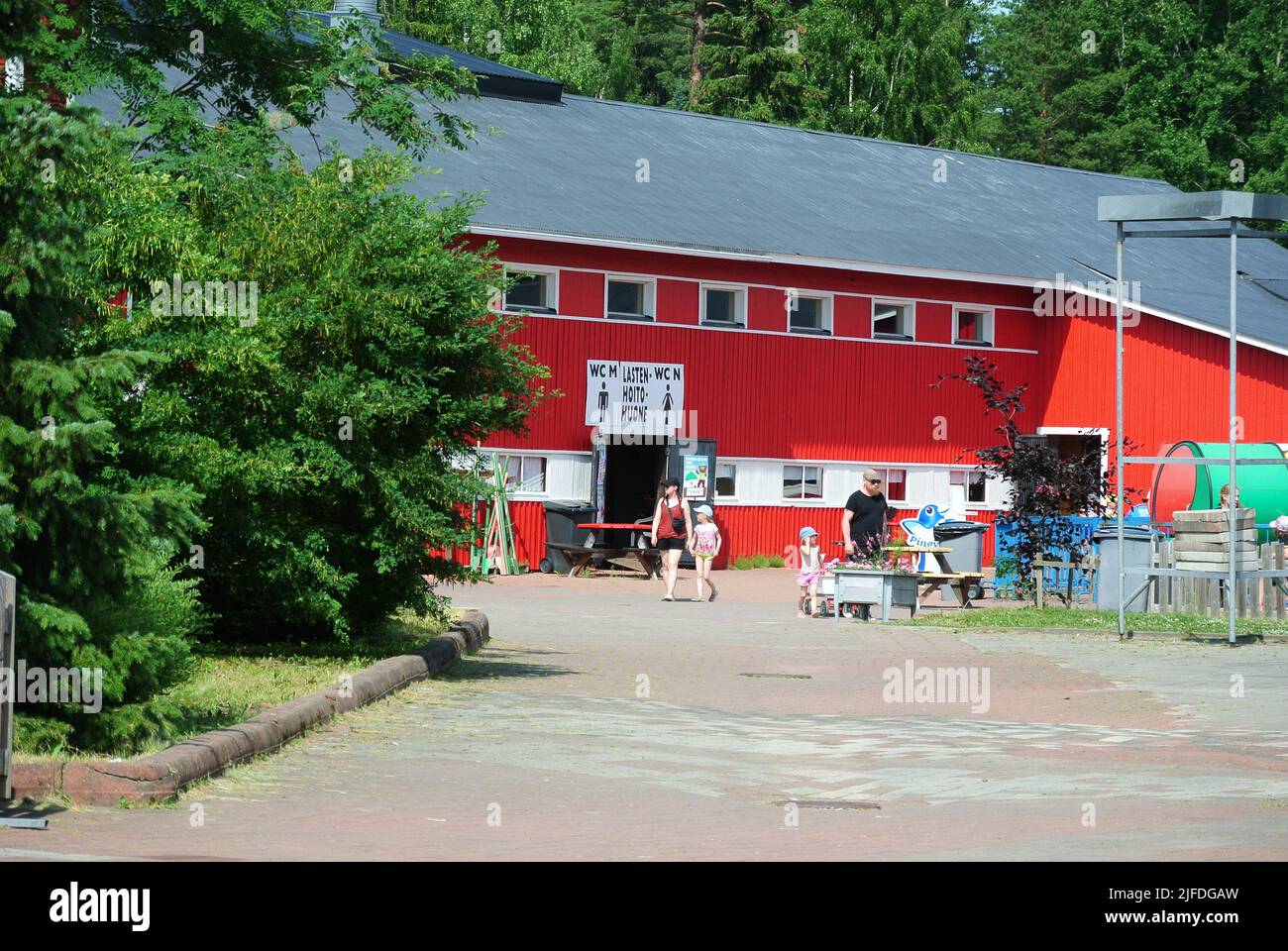 Parc d'attractions Puuhamaa, Tervakoski Finlande Banque D'Images Parc d'attractions Puuhamaa, Tervakoski Finlande Banque D'Images