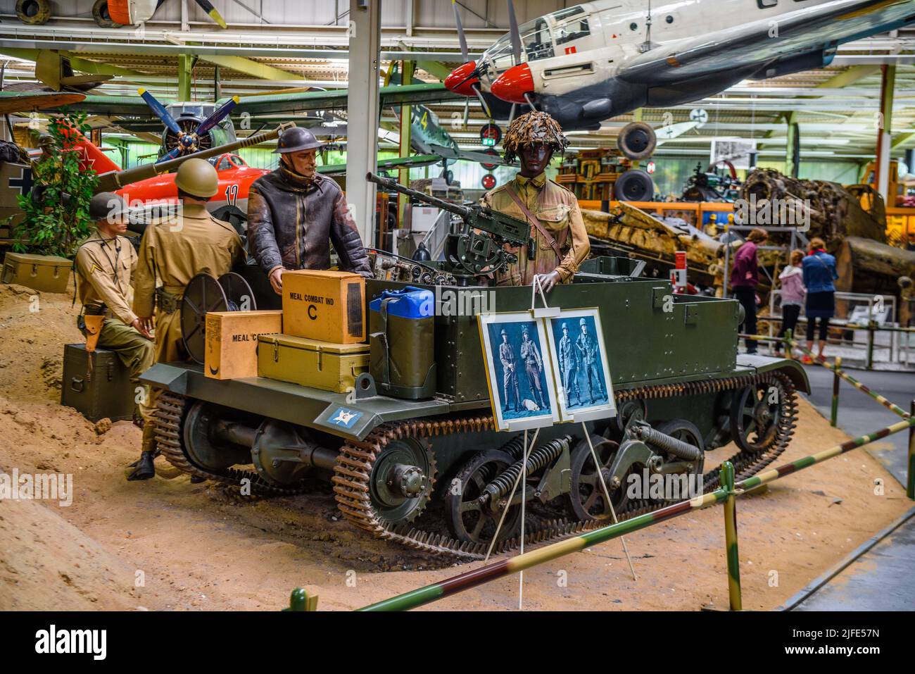 SINSHEIM, ALLEMAGNE - MAI 2022 : char de transport britannique Bren Carrier 1940 WW2 Banque D'Images