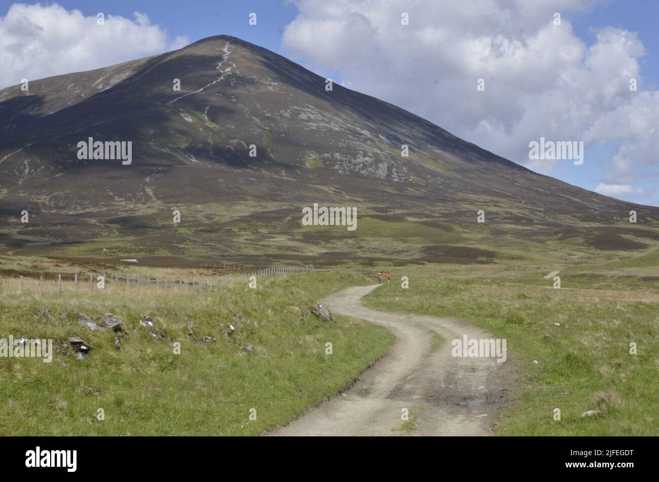 Le paysage à Glen Tilt près de Blair Atholl dans les Highlands écossais Banque D'Images