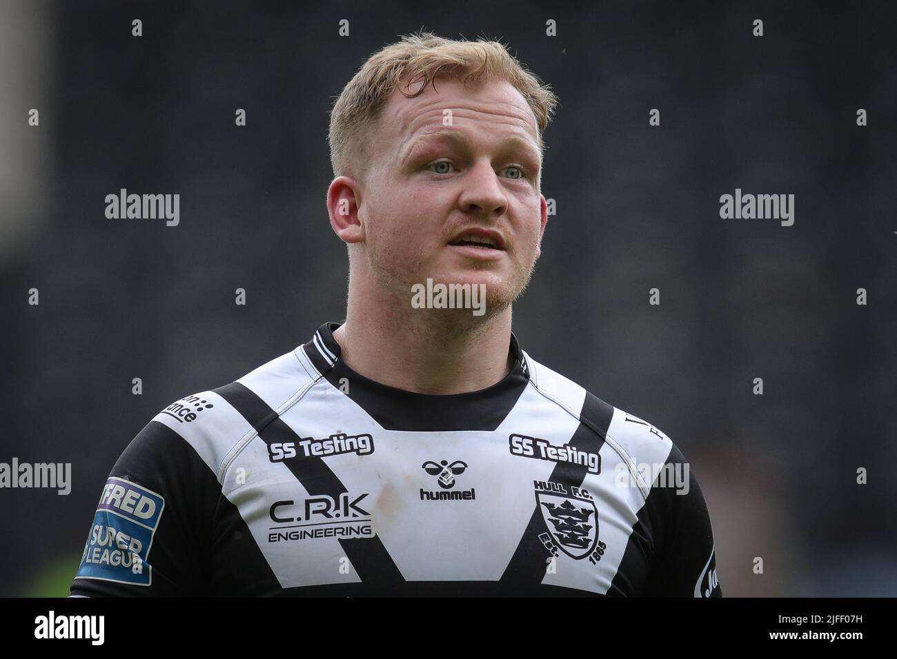 Jordan Johnstone #21 de Hull FC après le match Banque D'Images