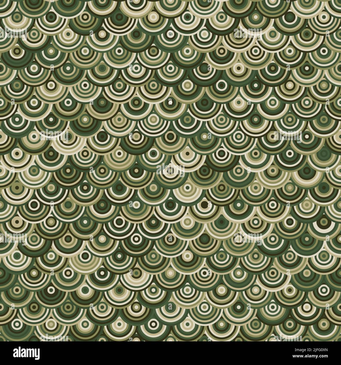 Imprimé texturé à motif peau de serpent sans couture vectoriel olive et Havane Illustration de Vecteur
