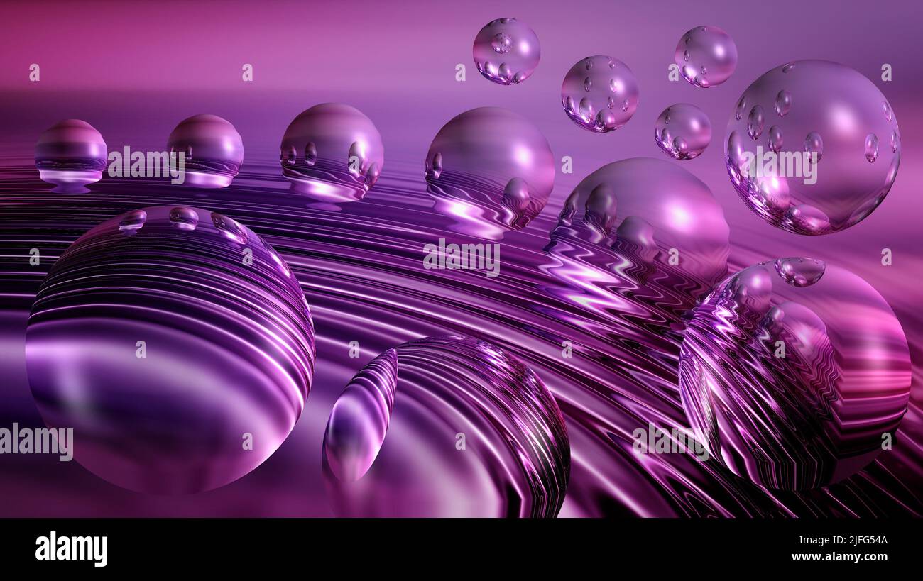 fond d'écran futuriste sphère Banque D'Images