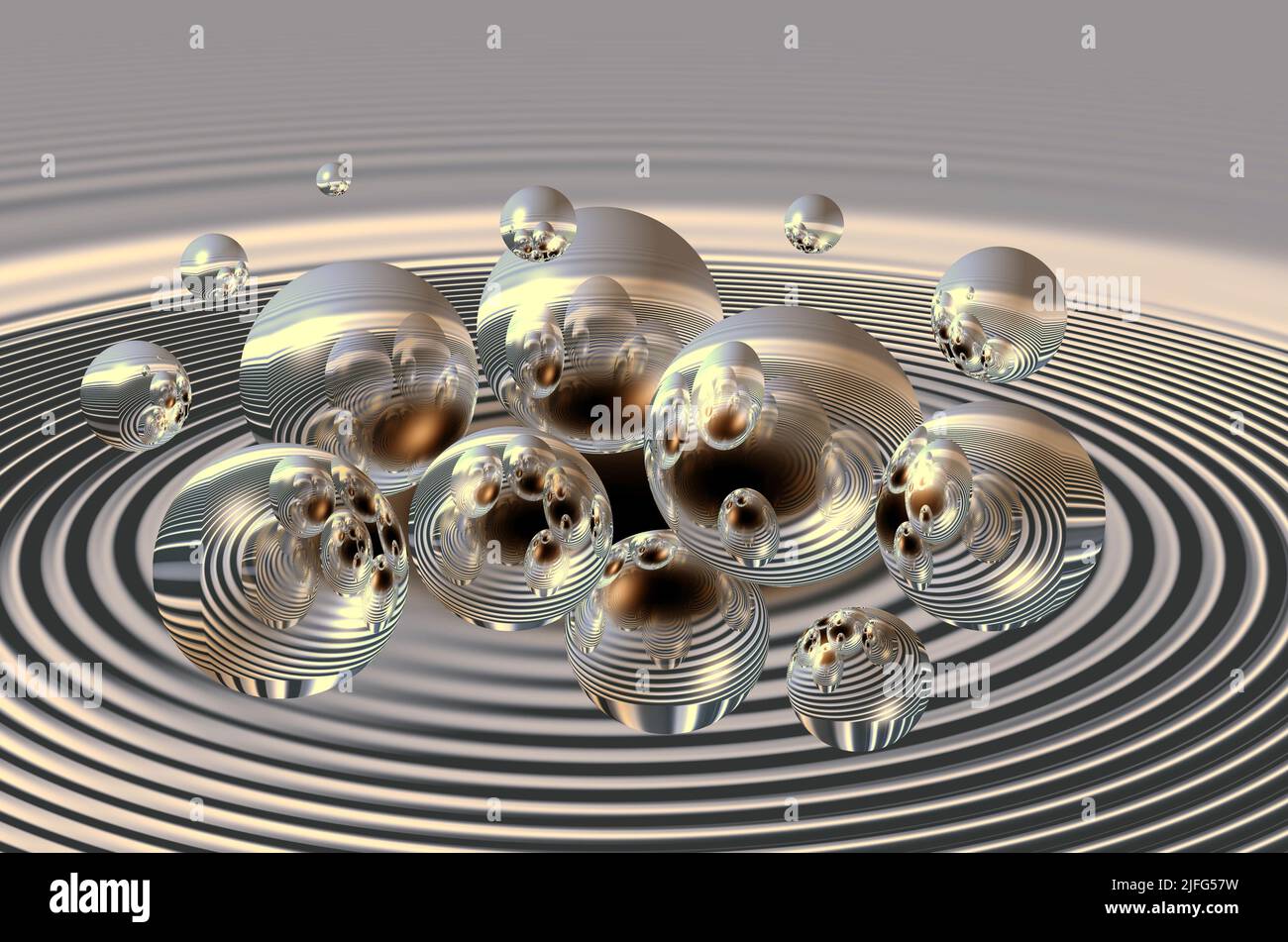 fond d'écran futuriste sphère Banque D'Images