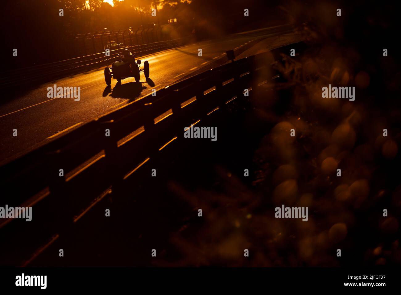 23 QUIRIERE (fra), DUPIN (fra), DUPIN (fra), Bugatti T35 B, action pendant le Mans Classic 2022 de 30 juin à 3 juillet 2022 sur le circuit des 24 heures du Mans, au Mans, France - photo Julien Delfosse / DPPI Banque D'Images