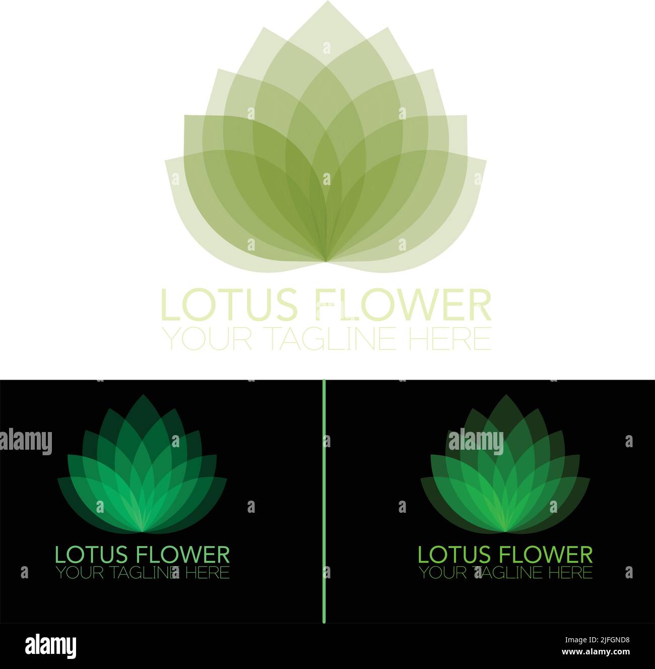 Abstrait mandala lotus fleur tourbillon logo icône vecteur conception. Logo vecteur élégant de décoration haut de gamme Illustration de Vecteur