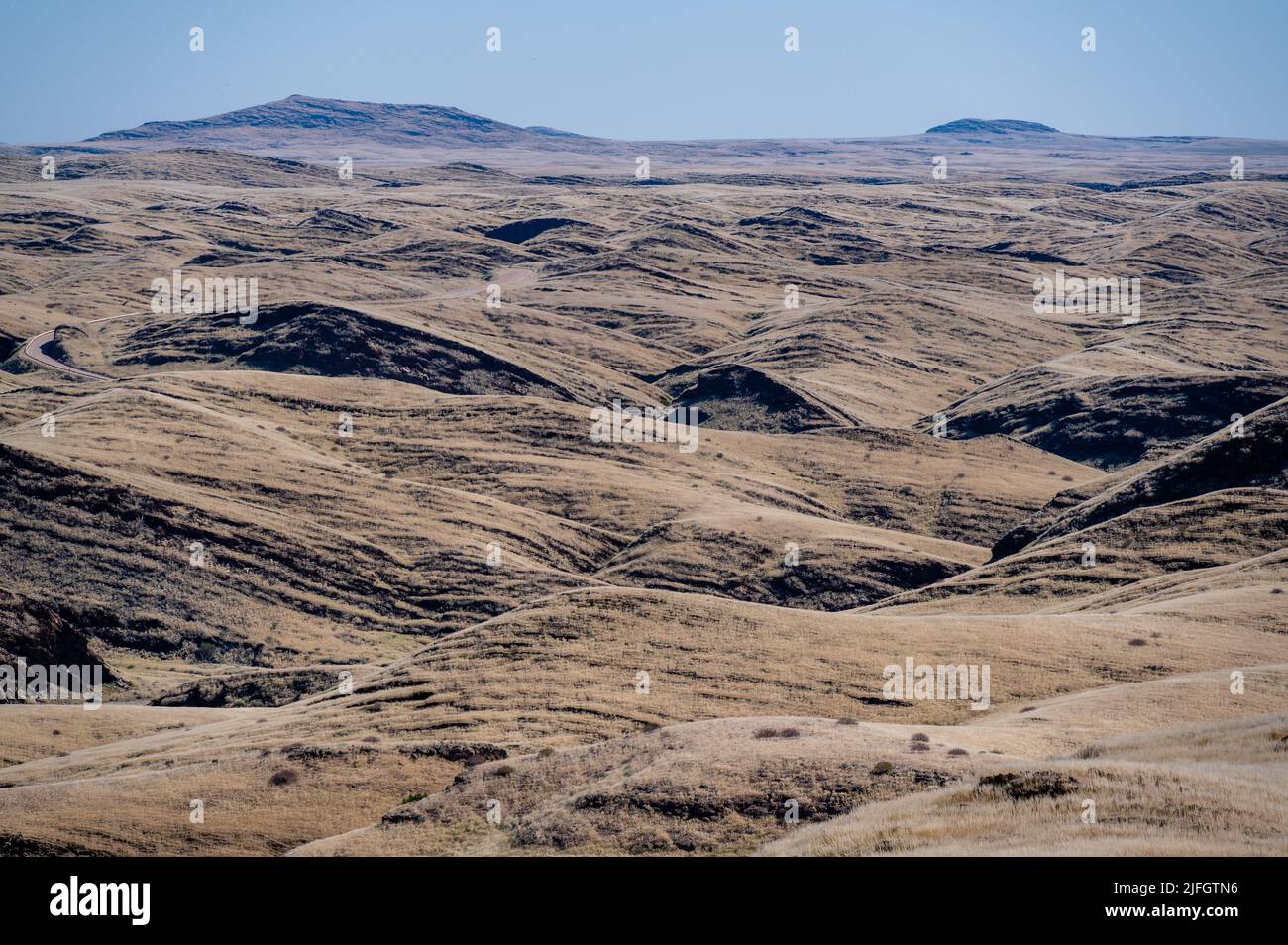 Vue du point de vue du col de Kuiseb en Namibie Afrique Banque D'Images