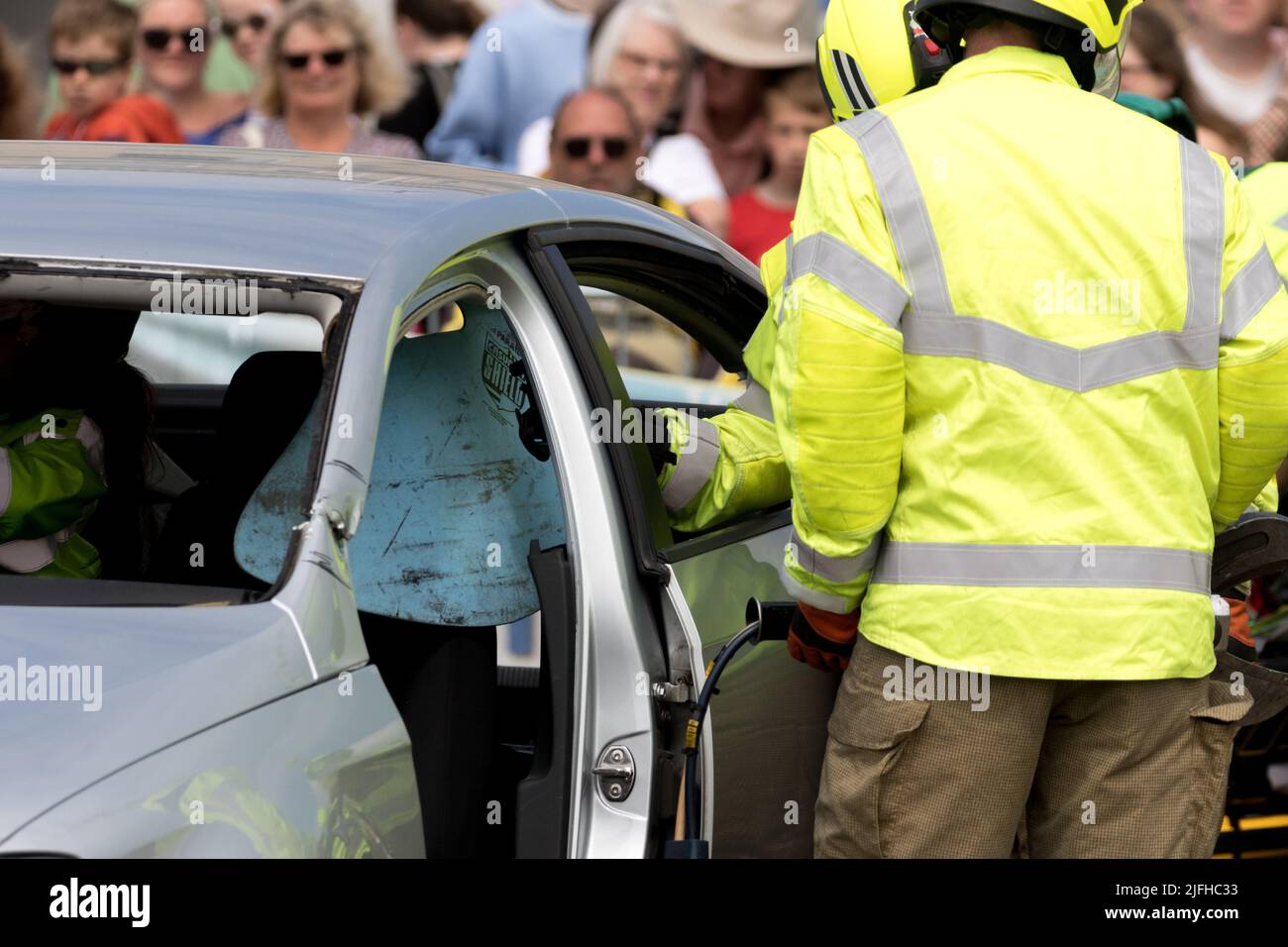 Exposition par la police, les services d'incendie et d'ambulance, Eastbourne, East Sussex, Royaume-Uni Banque D'Images