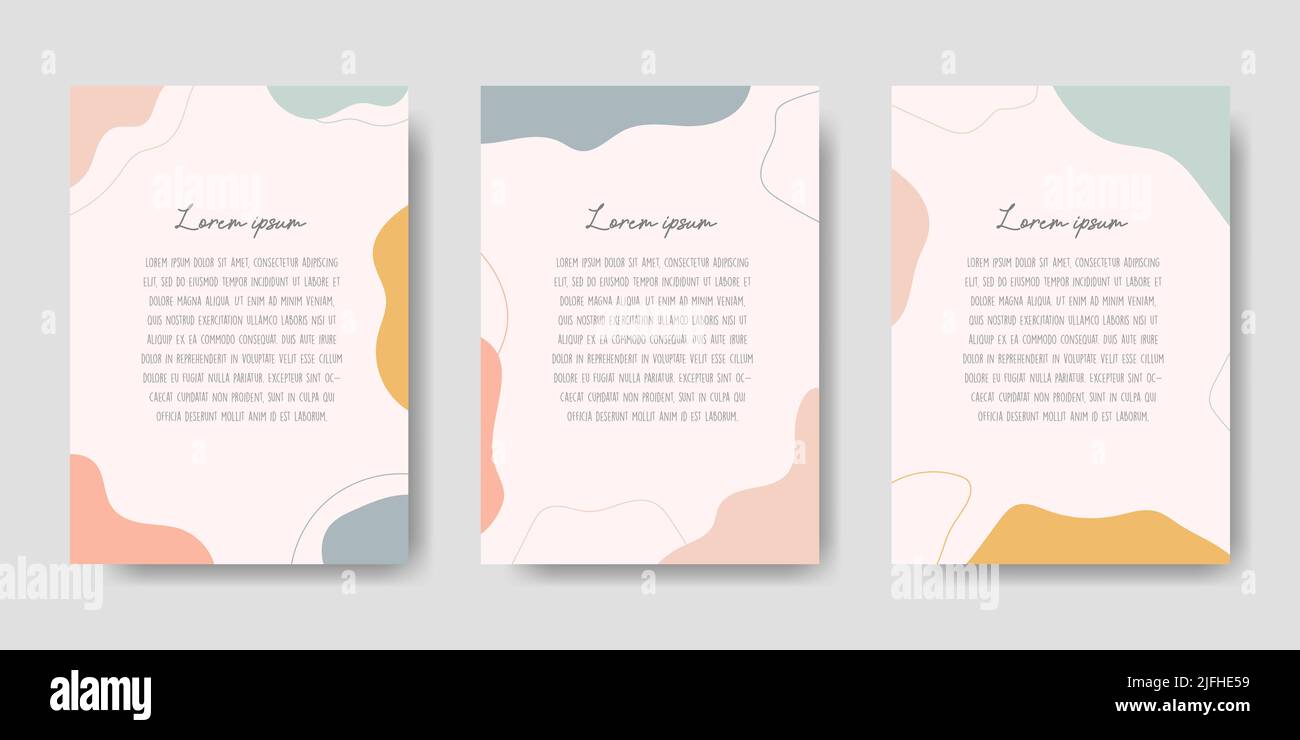 Collection de modèles de cartes d'invitation à un mariage avec des styles dessinés à la main. Illustration vectorielle Illustration de Vecteur