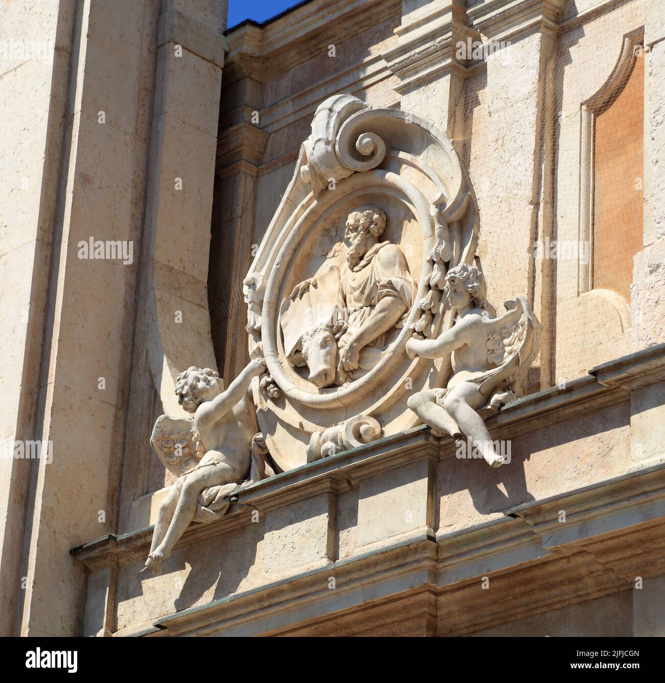 Facciata del Duomo di Mantova, Cathédrale de Mantoue, Italie Banque D'Images