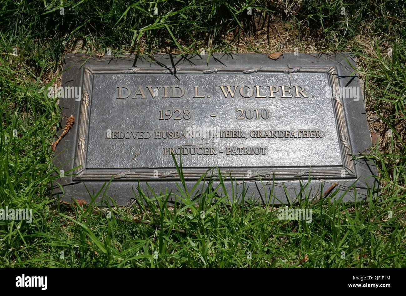 Los Angeles, Californie, États-Unis 19th juin 2022 le producteur David L. Wolper's grave in Morning Light Section à Forest Lawn Memorial Park Hollywood Hills on 19 juin 2022 à Los Angeles, Californie, États-Unis. Photo par Barry King/Alay stock photo Banque D'Images