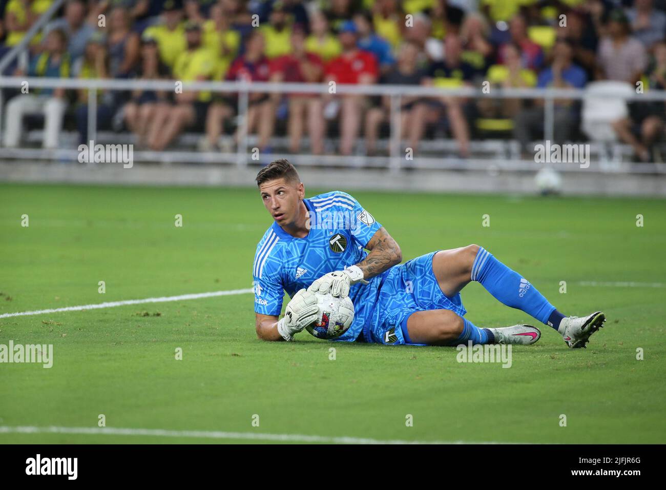 NASHVILLE, TN 03 JUILLET le gardien de but de Portland Timbers