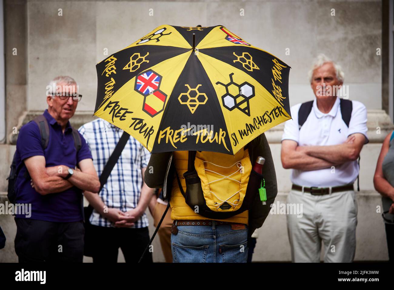 Visites à pied gratuites de Manchester Banque D'Images