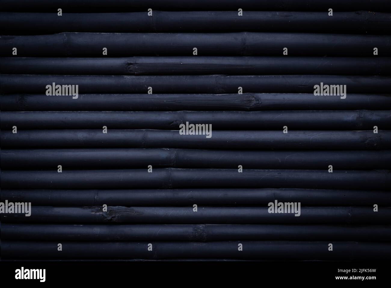 bambou en bois noir horizontal pour une texture d'arrière-plan. Banque D'Images