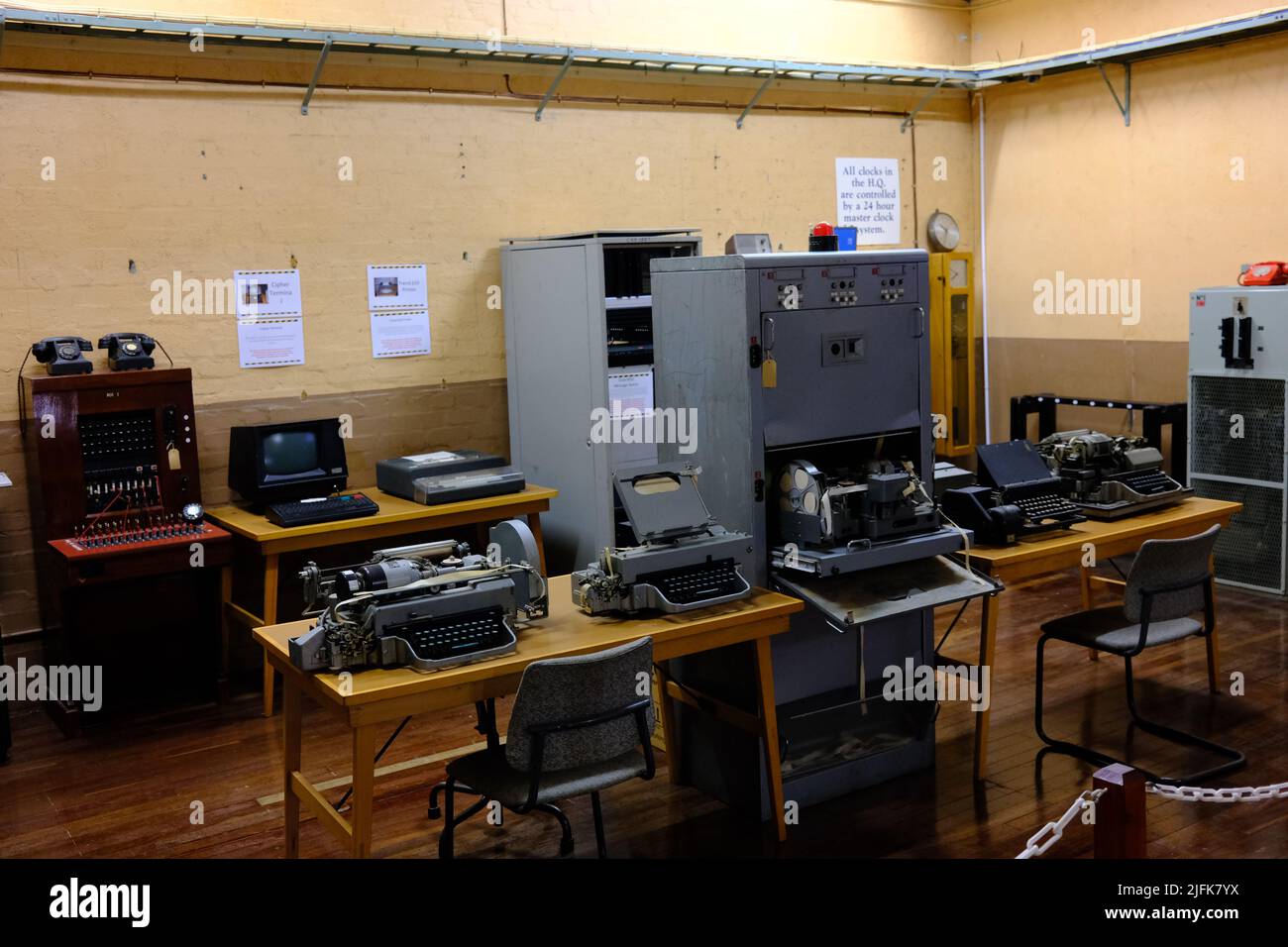 RAF Troywood, centre d'exploitation BT, bunker secret d'Écosse, Fife Banque D'Images
