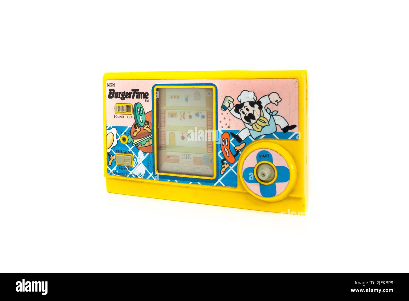 CONSOLE BURGERTIME GD BANDAI 1982. Retrogame. Bergame, ITALIE - 24 mars 2021 Banque D'Images