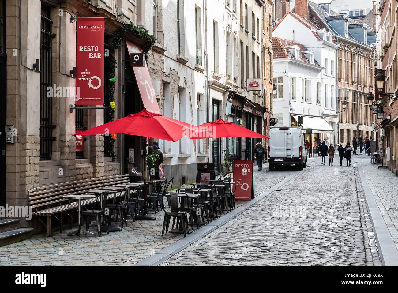 La vieille ville de Bruxelles, région de la capitale de Bruxelles