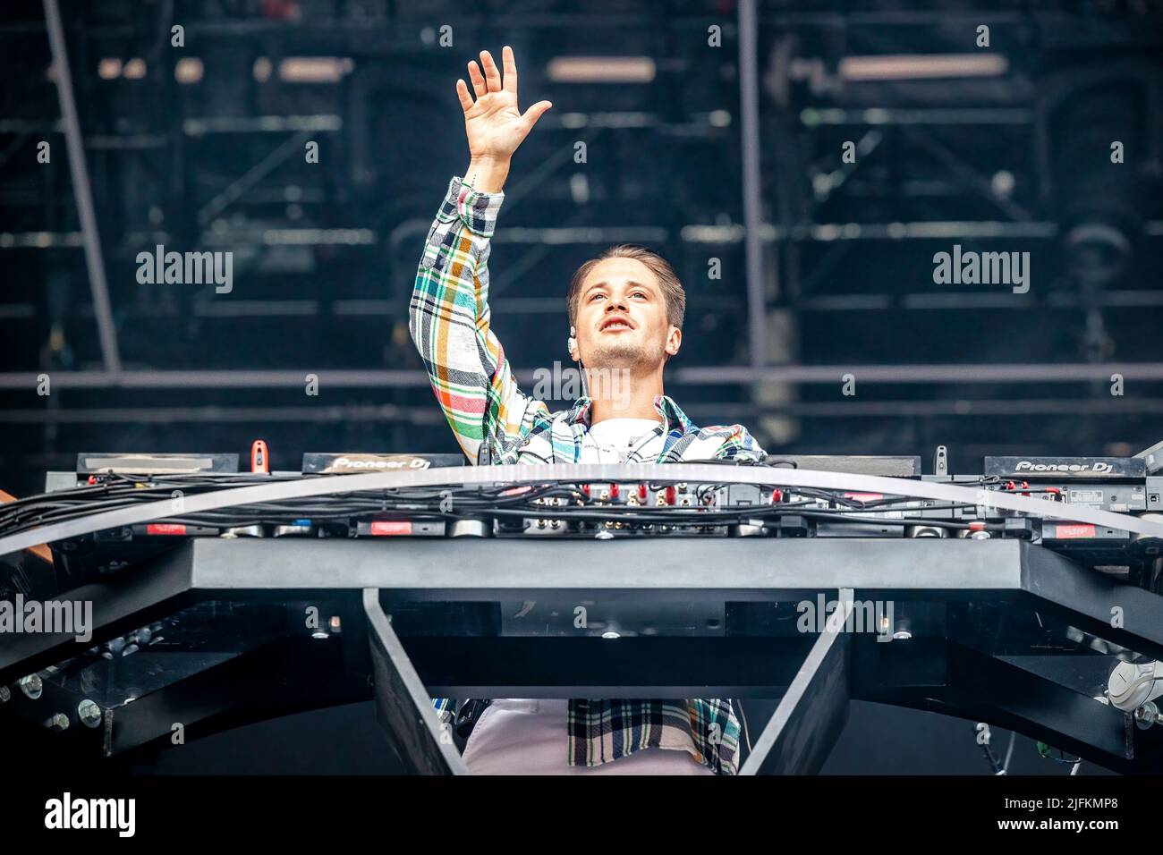 Oslo, Norvège. 02nd, juillet 2022. Le producteur, DJ et rébatteur norvégien KYGO présente un spectacle en direct au stade Ullevaal d'Oslo. (Crédit photo: Gonzales photo - Terje Dokken). Banque D'Images