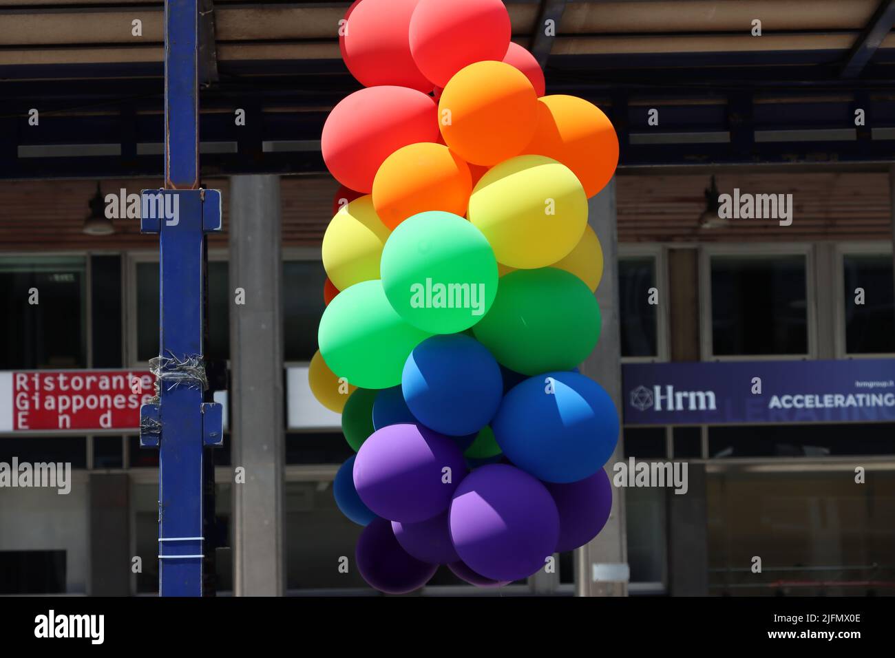 Célébrations de la Milano Pride 2022for la rue de la ville. Banque D'Images