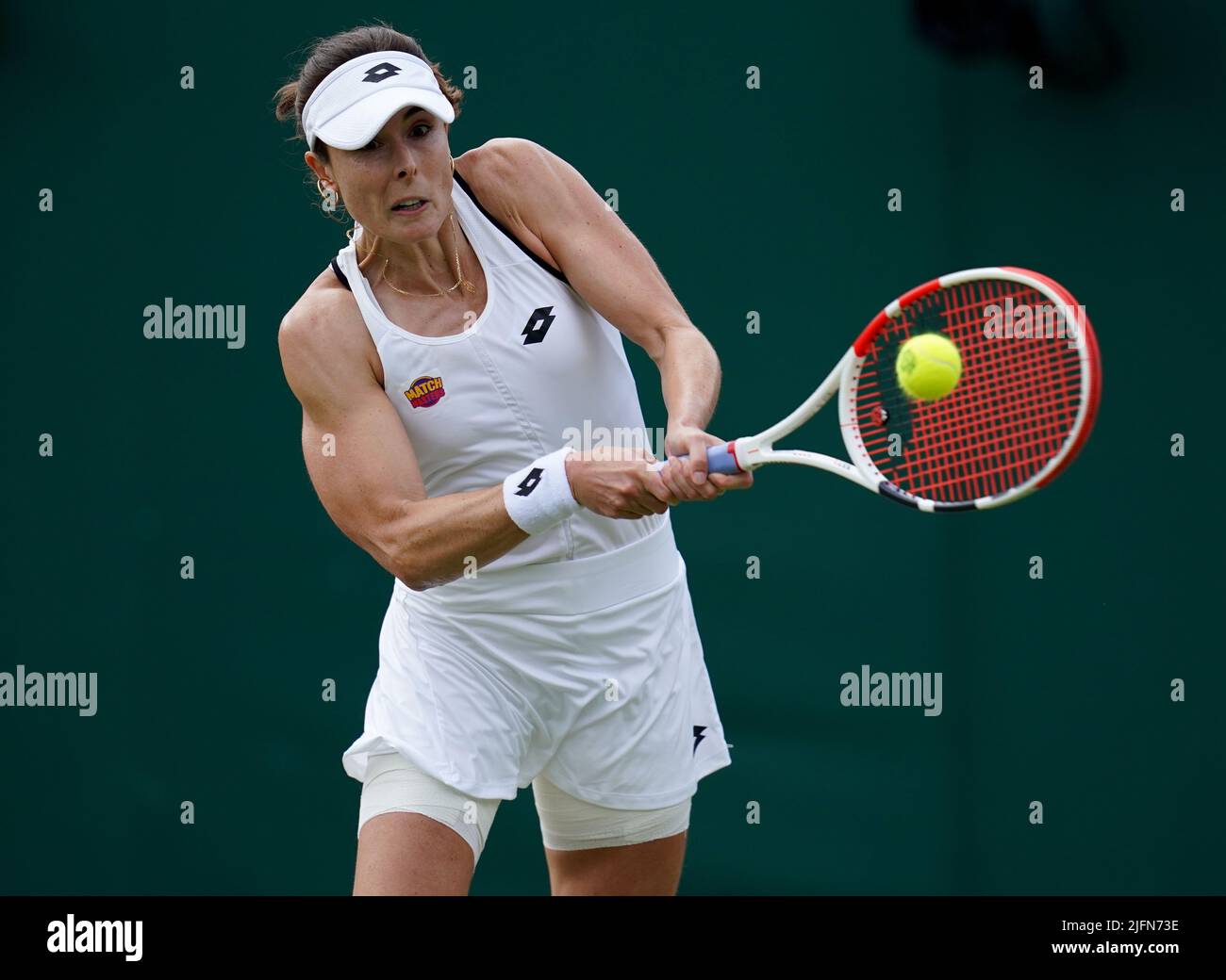 Alize en action contre Ajla Tomljanovic en action contre Ajla