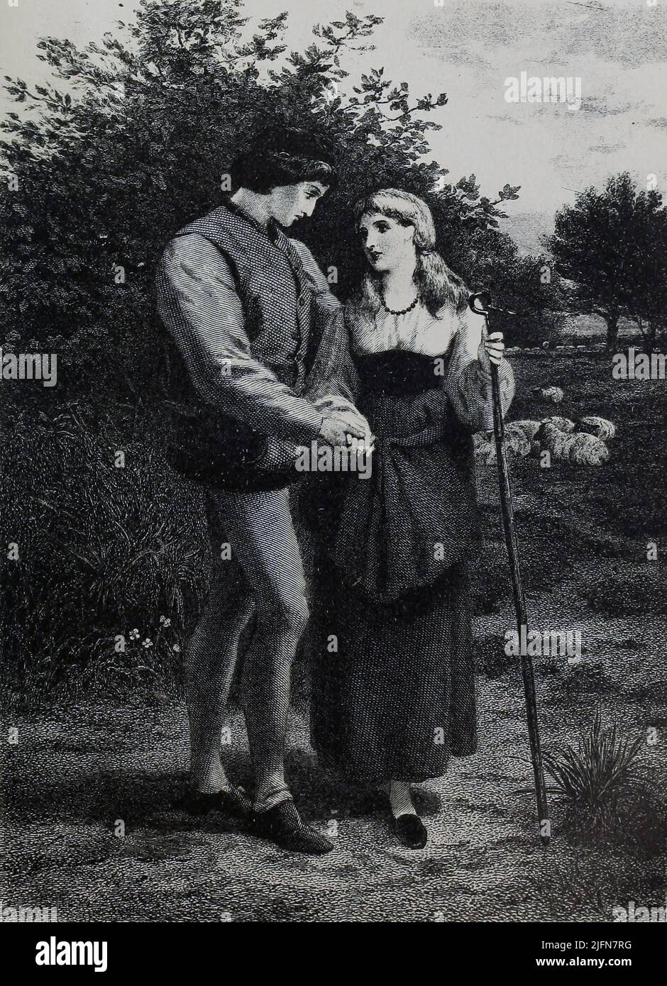 La Tale d'hiver du livre ' une édition d'art de Shakespeare, classée comme comédies, tragédies, histoires et sonnets, chaque partie est organisée dans l'ordre chronologique, y compris aussi une liste de citations familières ' ; Par Charles et Mary Lamb, et Mary Seymour, illustré par Sir John Gilbert Date de publication 1889 Editeur Chicago, U. S. maison d'édition Banque D'Images