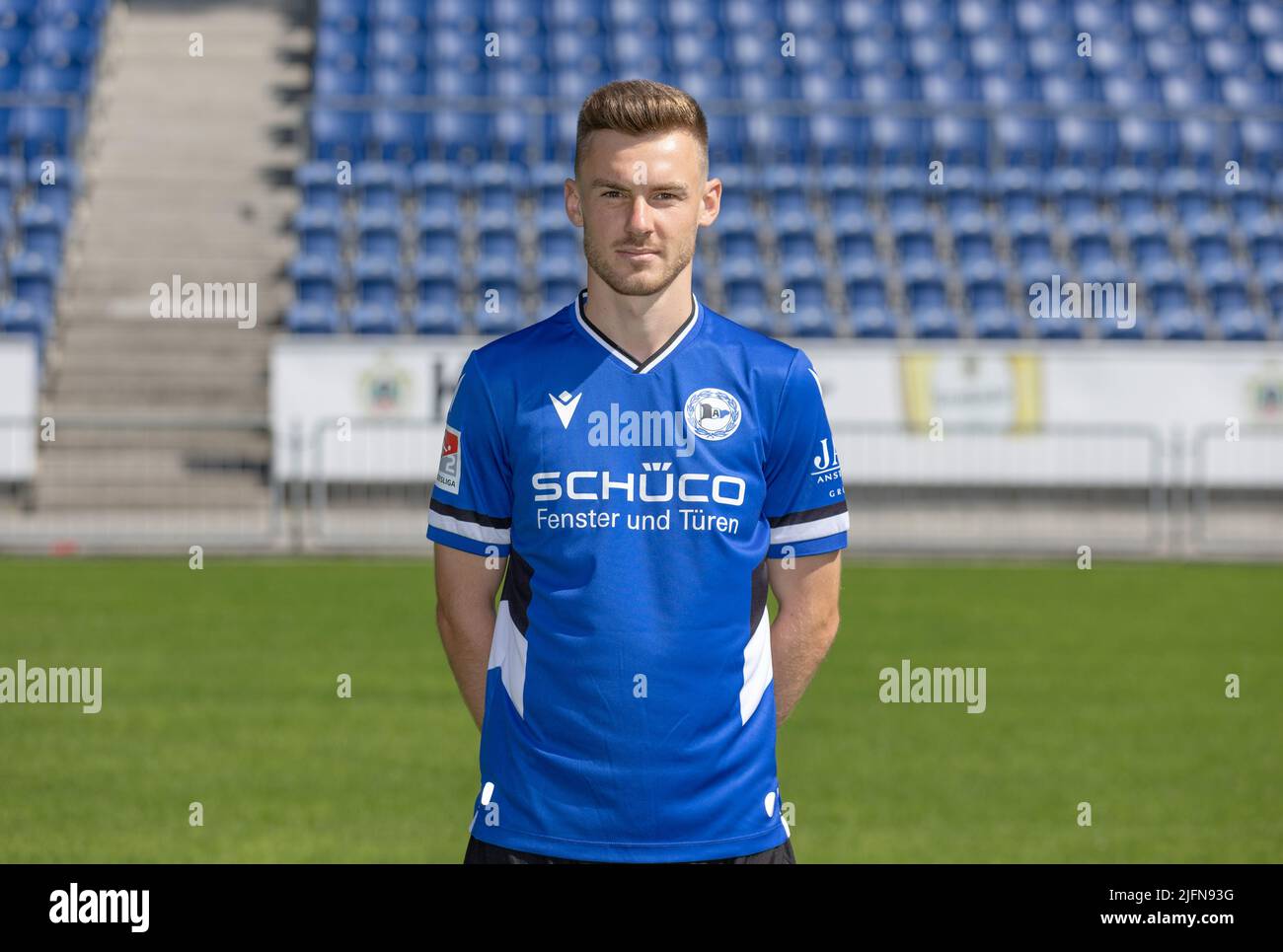 Bielefeld, Allemagne. 04th juillet 2022. Football, 2. Bundesliga, séance photo pour la saison 2022/23, Arminia Bielefeld, Silvan Sidler. Credit: Friso Gentsch/dpa/Alay Live News Banque D'Images