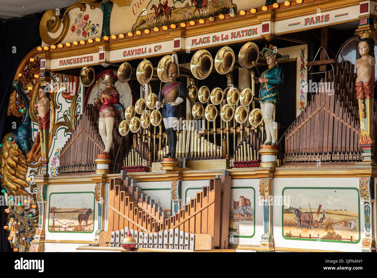 Le Fayre à vapeur annuel de Stotfold Banque D'Images