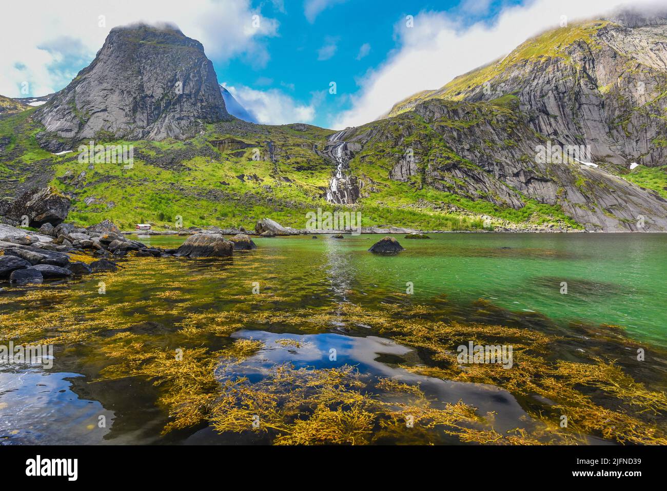 Paysage norvégien incroyable, beauté naturelle de la Norvège, fjords norvégiens Banque D'Images